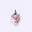 Srdce 10 mm Light Rose