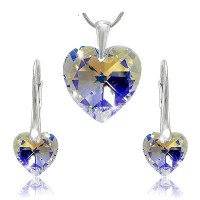 Set srdce Crystal AB