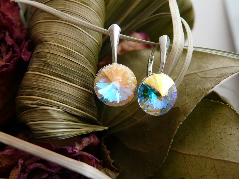 Náušnice Rivoli 12 mm Crystal AB