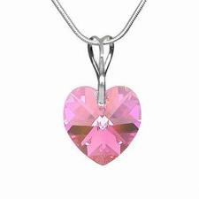 Srdce 18 mm Light Rose