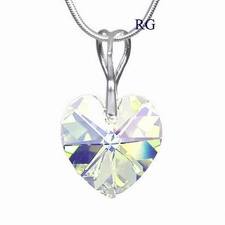Srdce 18 mm Crystal AB