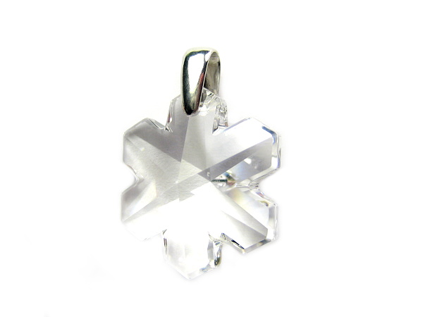 Sněhová vločka 20 mm Crystal