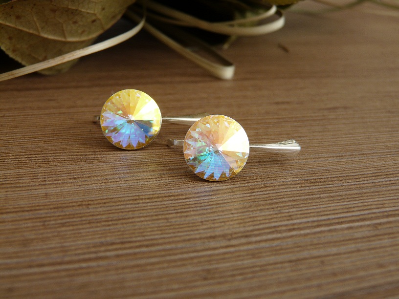 Náušnice Rivoli 12 mm Crystal AB