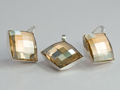 Dárková sada 10 mm Crystal Golden Shadow