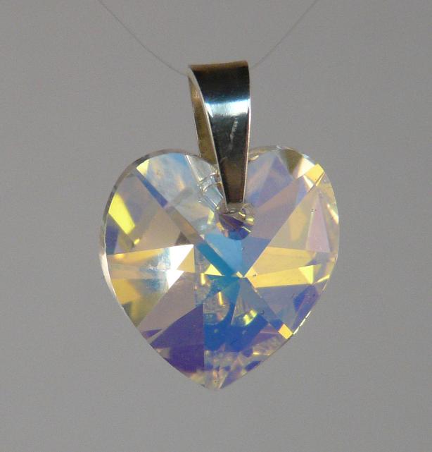 Set srdce Crystal AB