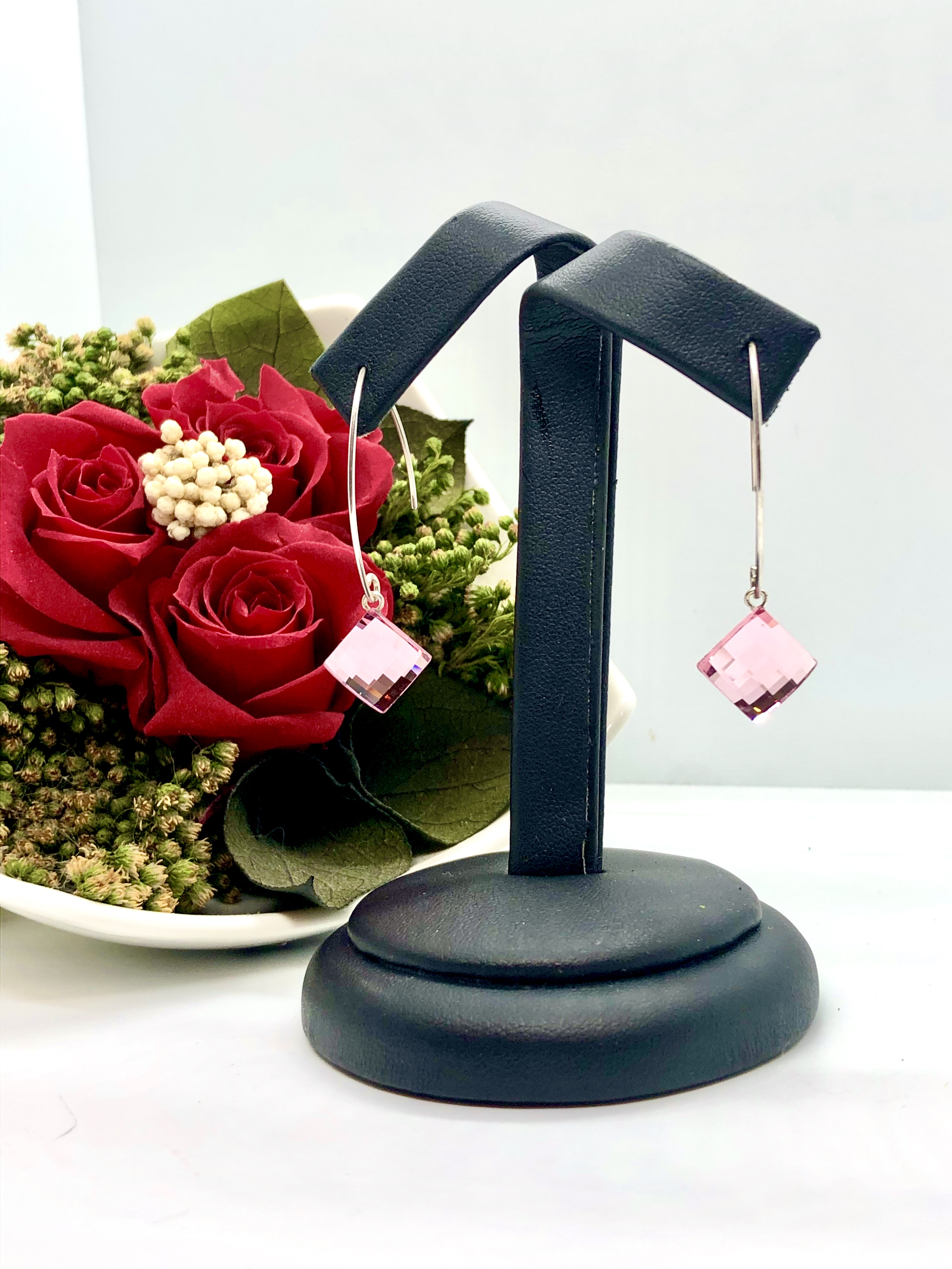 Náušnice 10 mm Rose