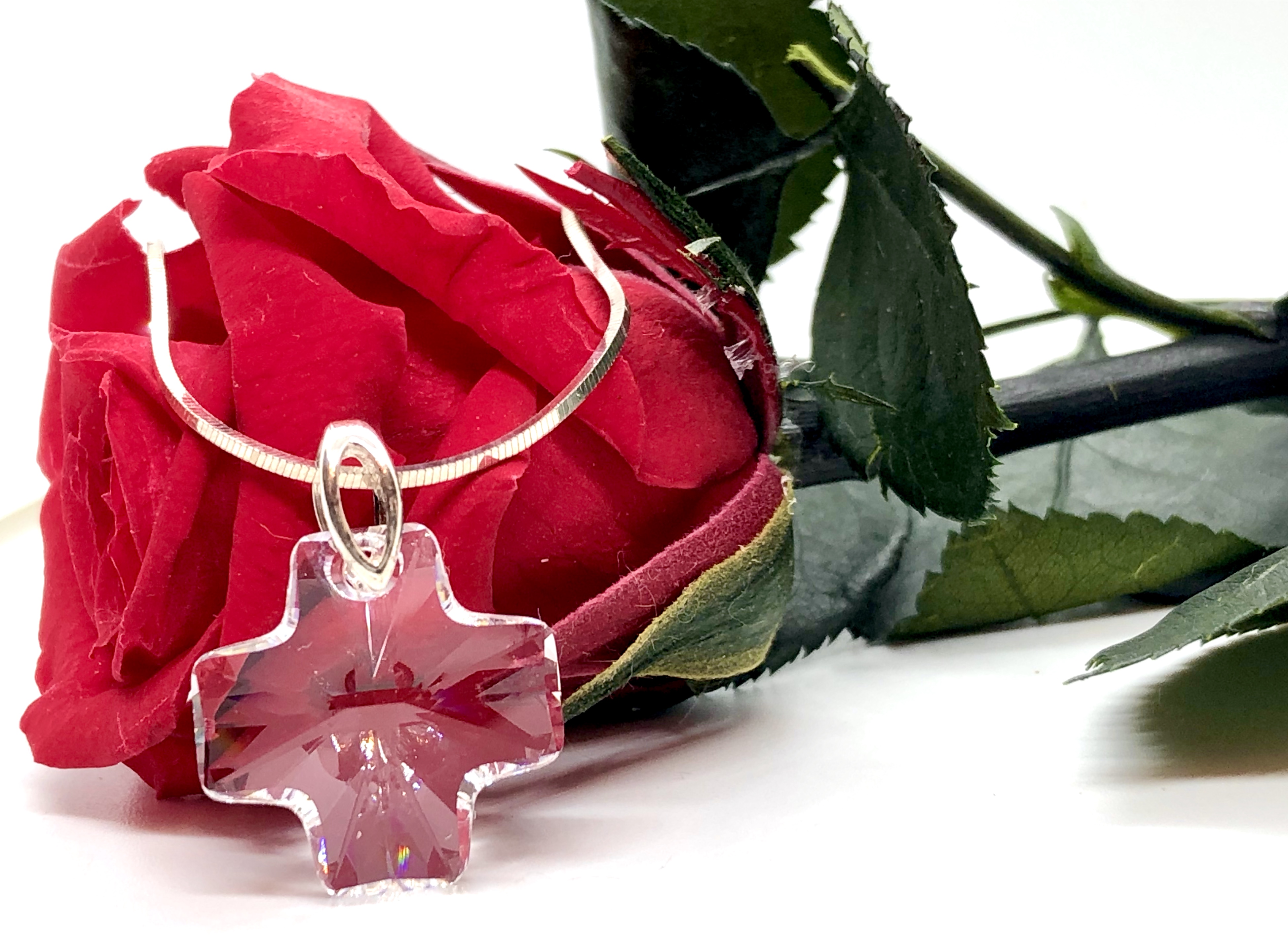 Kříž 20 mm Crystal