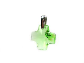 Kříž 20 mm Peridot