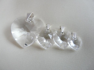 Velokosti Srdíček - Crystals from Swarovski