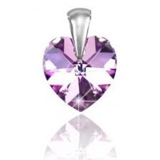 Srdce 10 mm Crystal LV