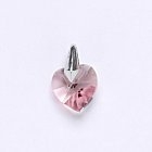 Srdce 10 mm Light Rose