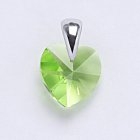 Srdce 10 mm Peridot