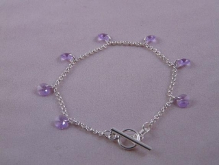 Náramek s xilikony Violet