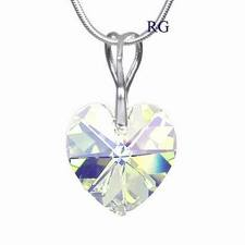 Srdce 18 mm Crystal AB