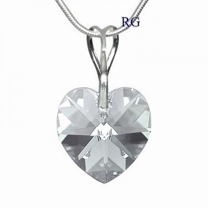 Srdce 18 mm Crystal