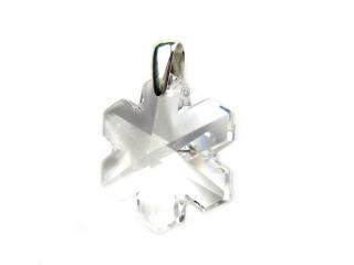Sněhová vločka 20 mm Crystal