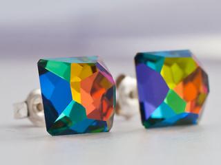 Asimmetric square 10 mm Crystal VM