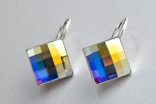 Náušnice 10 mm Crystal AB