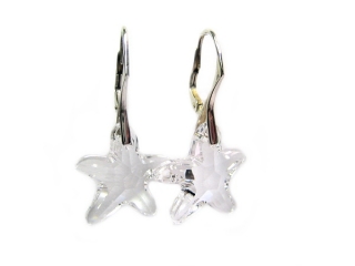 Náušnice Mořská Hvězda 16 mm Crystal